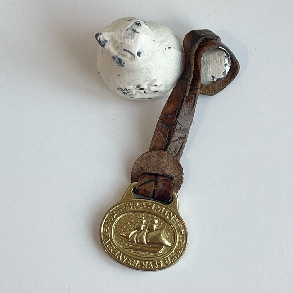 Brahmin Vintage Hang Tag Bag Charm